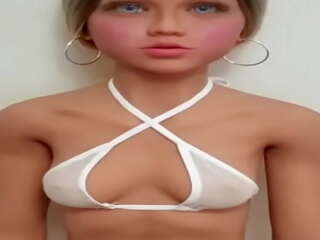 I have dirty film with a pleasant and adorable young sex doll