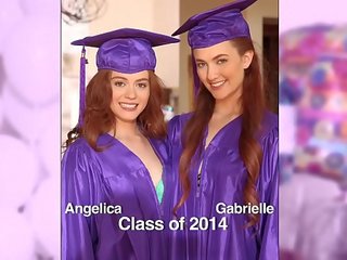 GIRLS GONE WILD - Surprise graduation party for teens ends with lesbian adult video