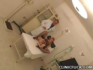 Clinic x rated video Blonde Twat Eaten Out