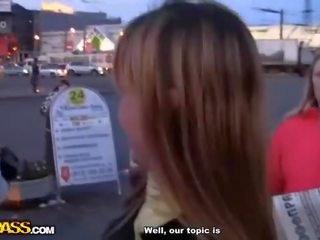 Luscious reality adult clip at Prague streets mov