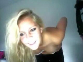 Teen Blonde show delightful Body Webcam