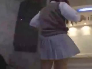 Barely innocent teen japanese school lover video her tight panty !
